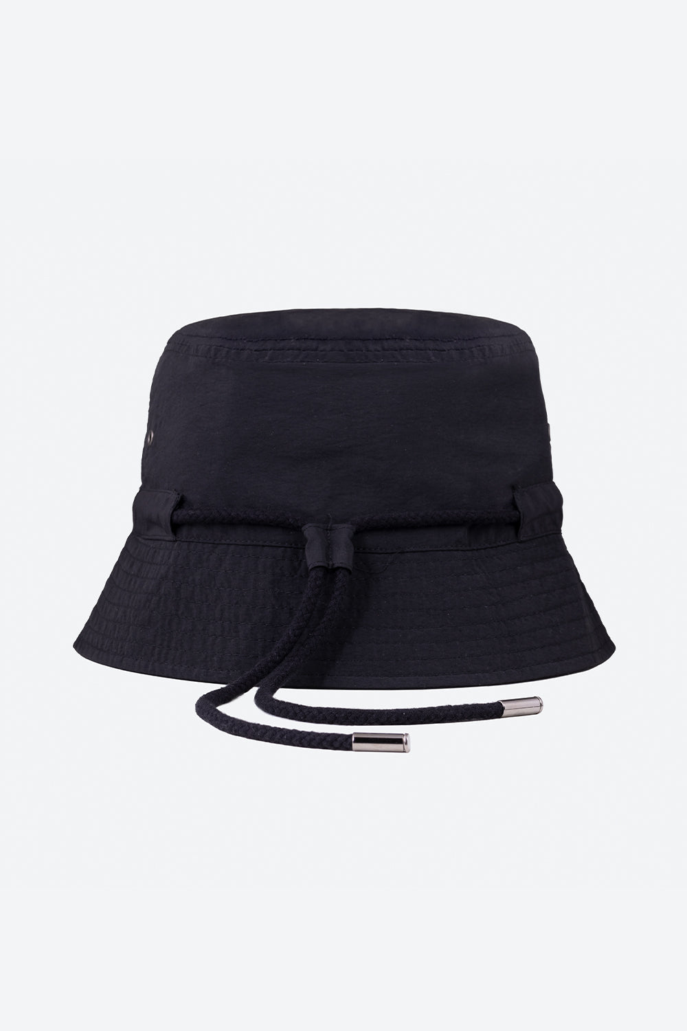 Nylon Bucket Hat in Black