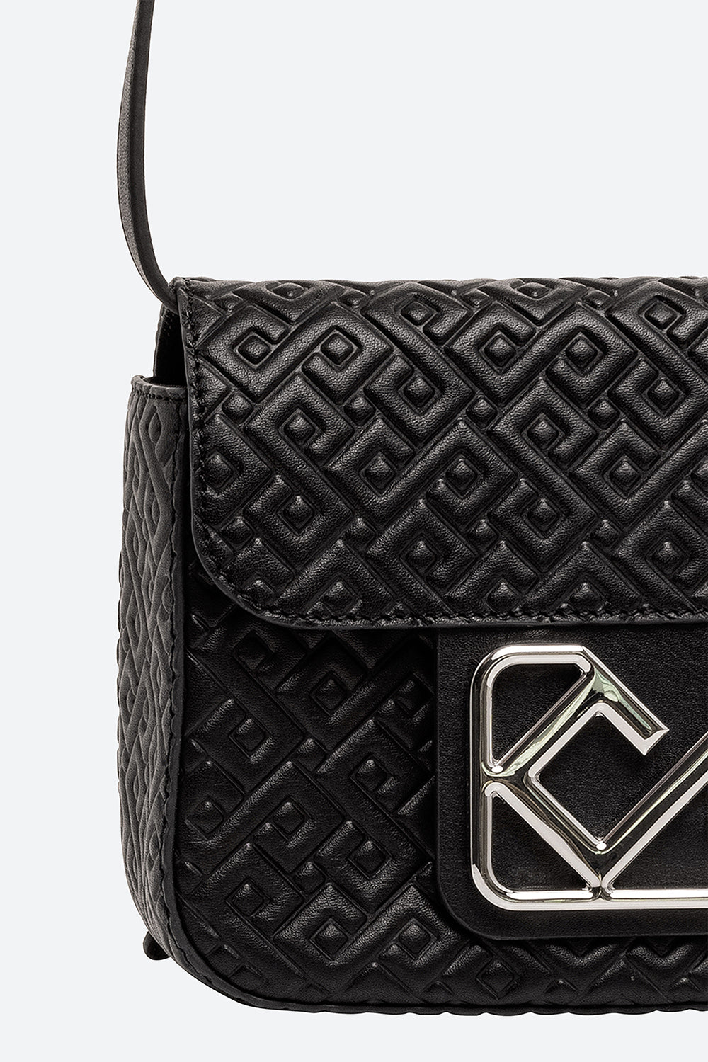 Soledad Leather Belt Bag in Black, with Matte Black Hardware