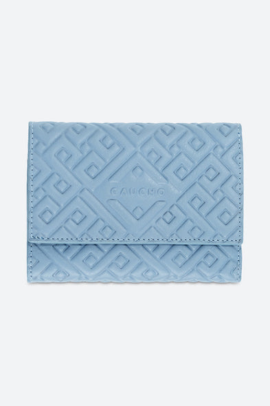 Tigre Tri-Fold Wallet in Blue